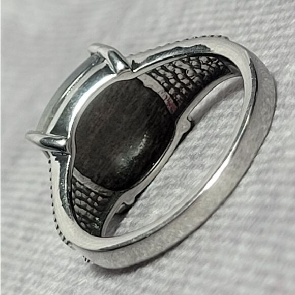 Golden Sheen Moonstone Ring - Picture 14 of 16